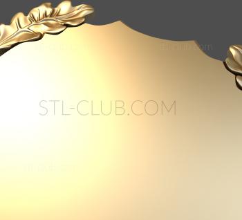 3D model Oak medallion (STL)